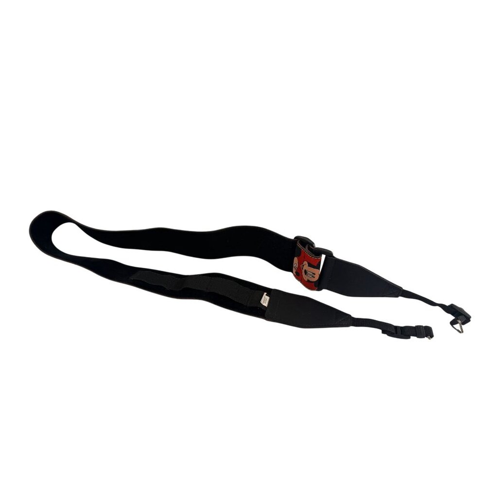 Disney Mickey Mouse Red & Black Adjustable Guitar Strap Expressions 44” Long - Picture 6 of 10